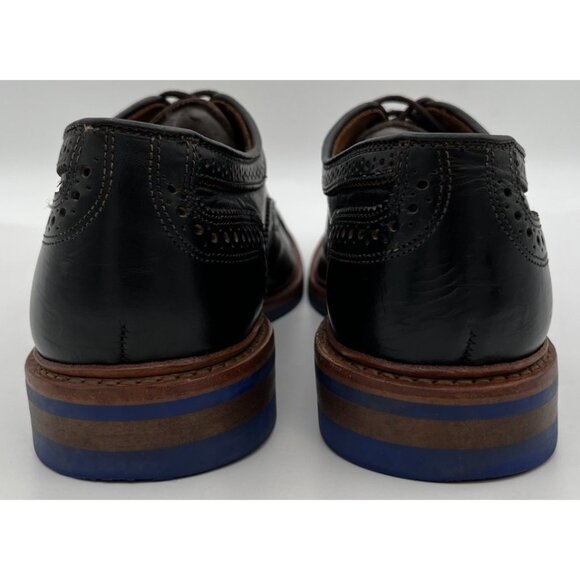 Allen Edmonds Strandmok Oxfords Dress Shoes Mens Size 9D Black Leather Cap-Toe - Picture 4 of 12